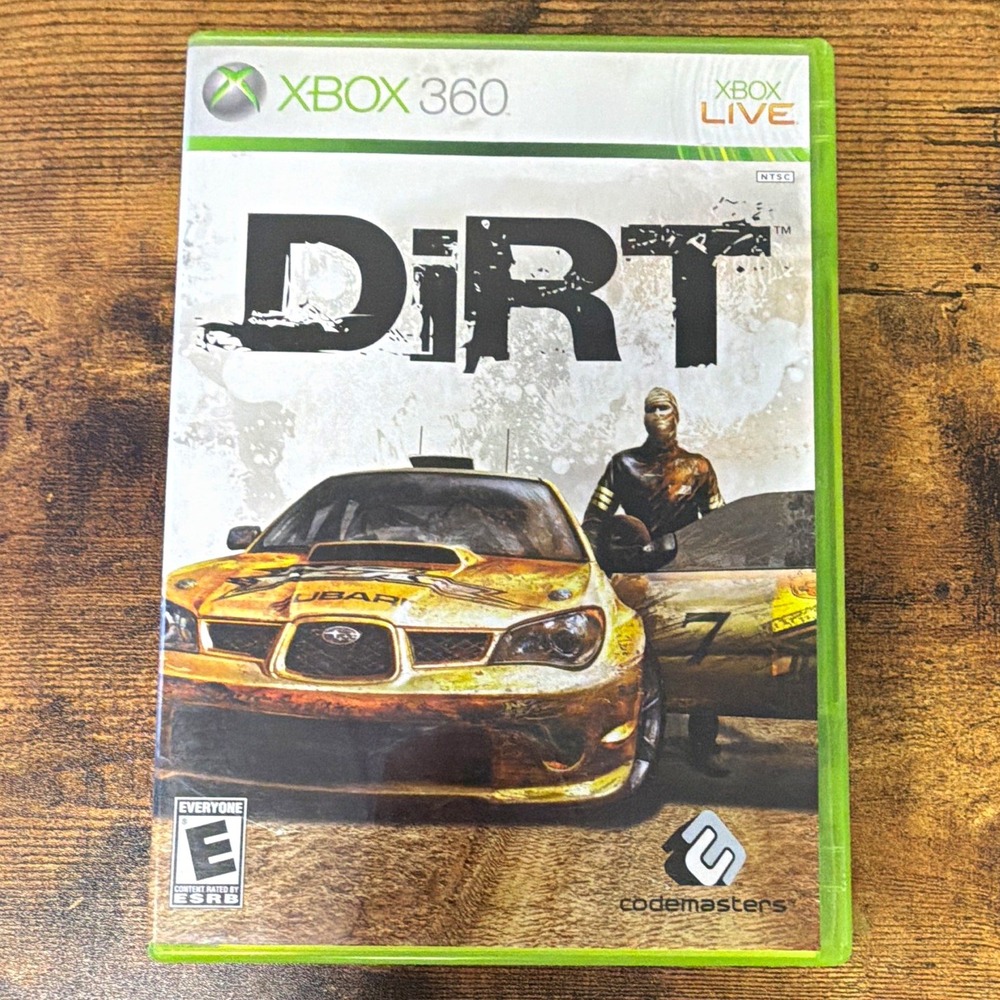 Codemasters DiRT w/Manual Case Xbox 360 NTSC E-Everyone Racing Multiplayer